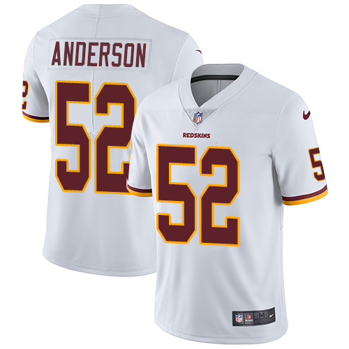 Nike Redskins #52 Ryan Anderson White Men's Stitched NFL Vapor Untouchable Limited Jersey - Click Image to Close